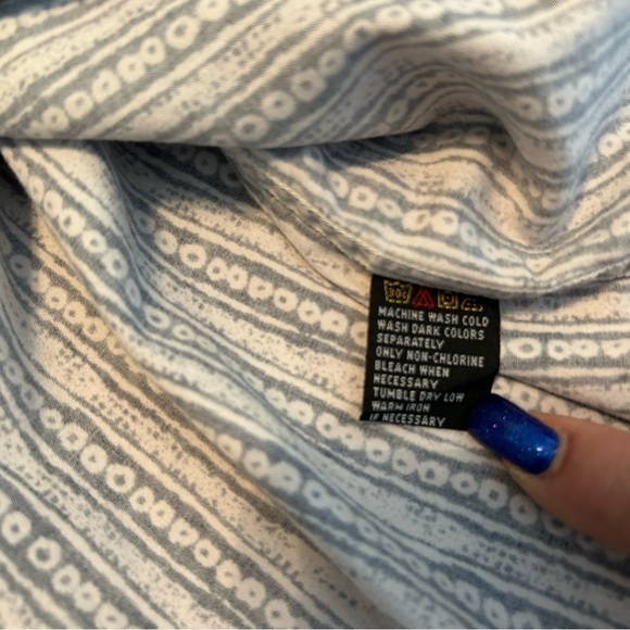 Greg Norman Collection Full Button Down Short Sleeve Shirt Sz. M - Picture 12 of 13